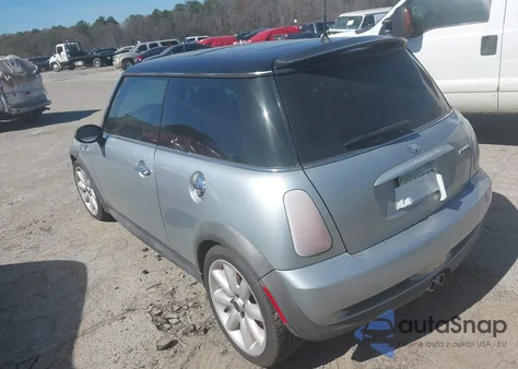 2002 Mini Cooper S из США, поврежденный, VIN WMWRE33402TD56605